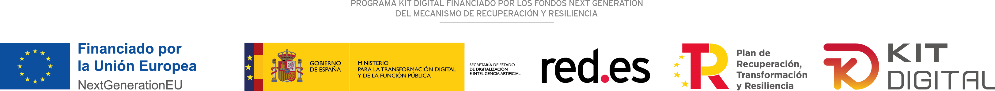 Programa Kit Digital financiado por los Fondos Next Generation del Mecanismo de Recuperación y Resiliencia